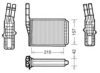 CTR 1228062 Heat Exchanger, interior heating